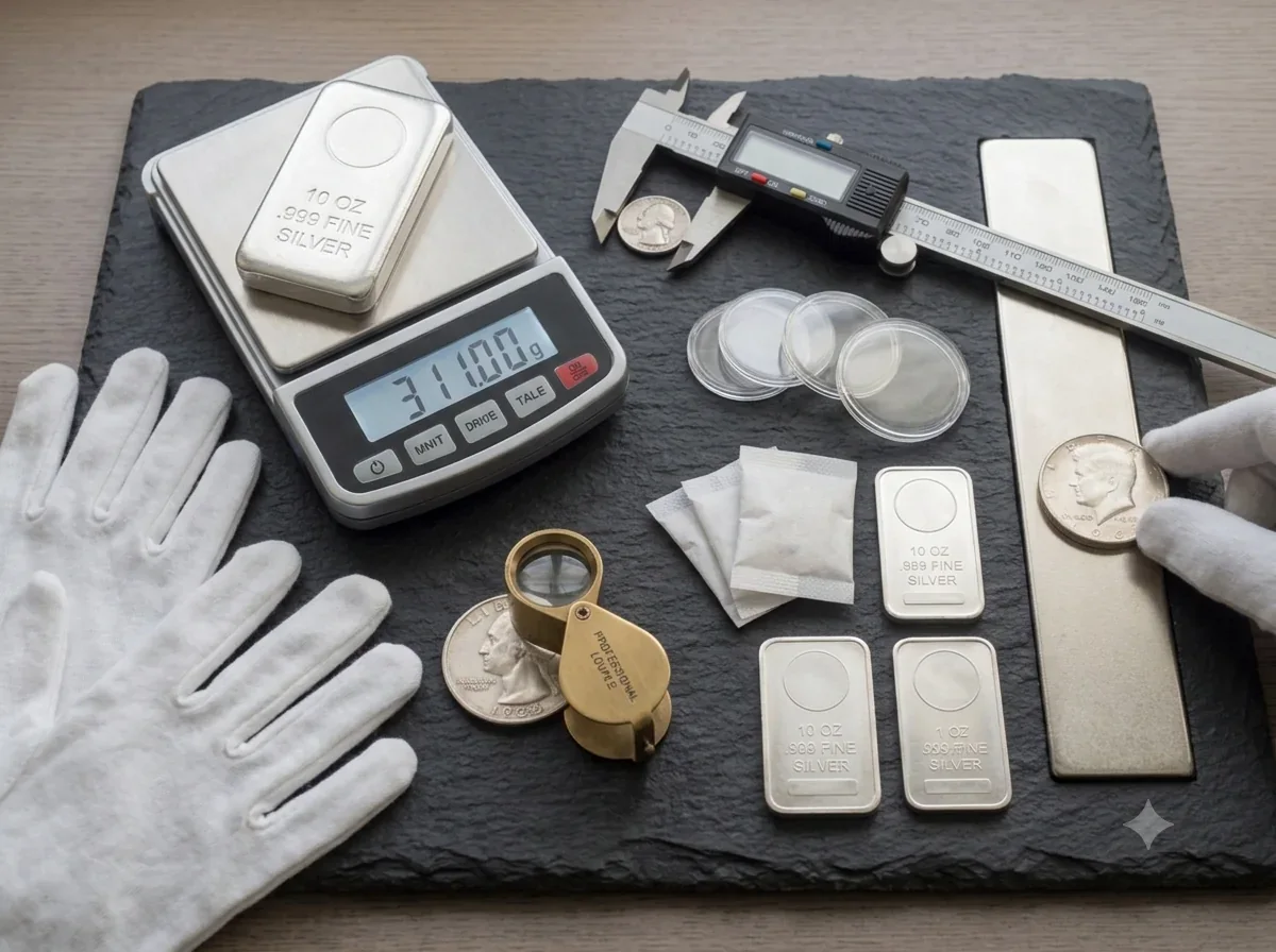 How to Verify Gold and Silver Bullion