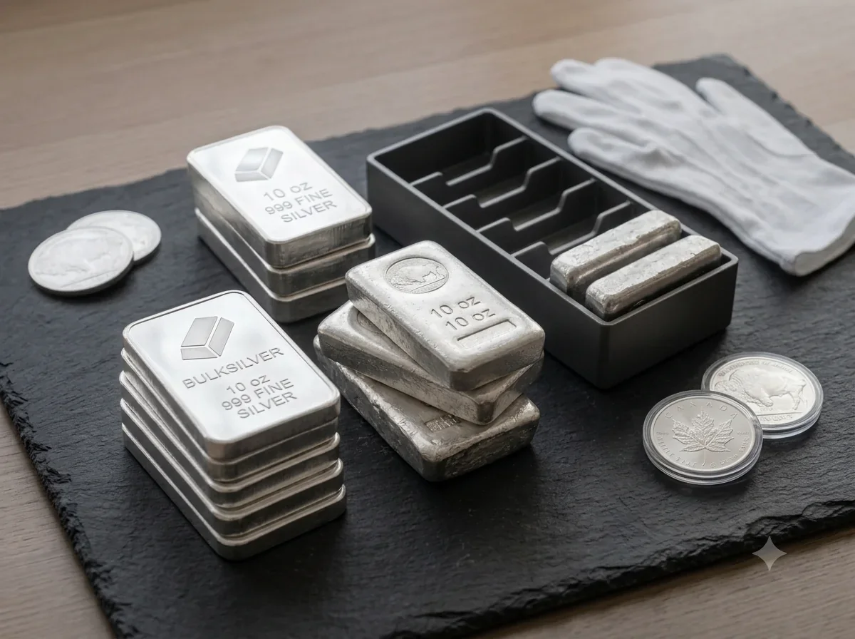 10 oz silver bars